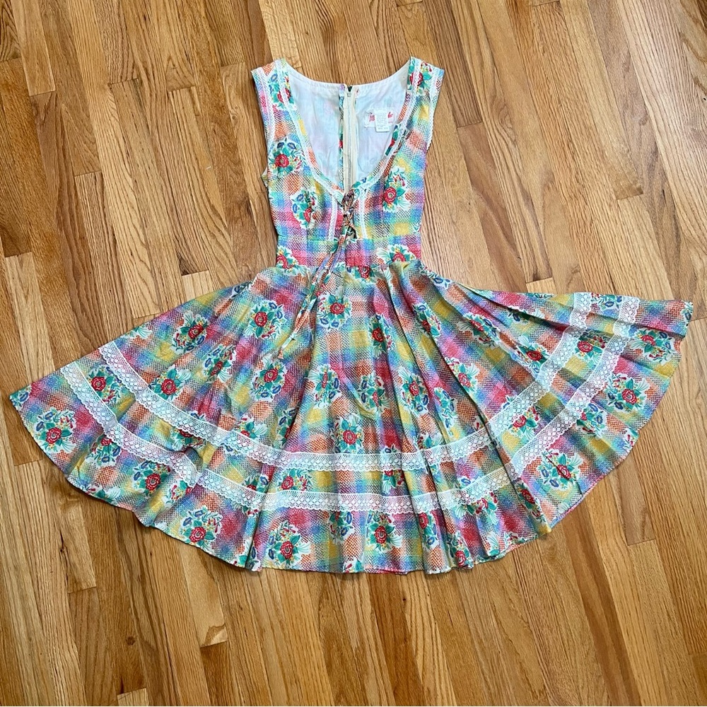 Vintage square dance dress